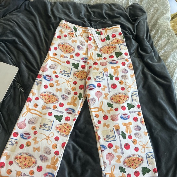 Lisa Says Gah Denim - Lisa says Gah! Buon Appetito pasta princess pants size 8